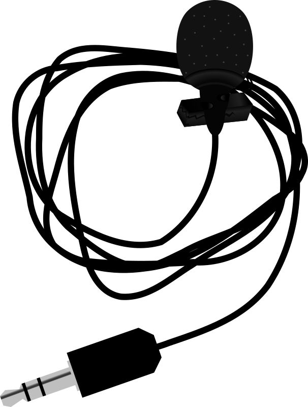 Medium Image - Lavalier Microphone Clipart (606x800), Png Download