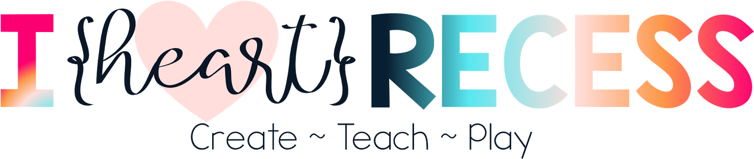 I {heart} Recess - Worksheet Clipart (1600x392), Png Download