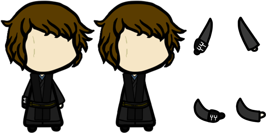 Anakin Skywalker Walfa Hecho Por Jackerloquendo By - Cartoon Clipart (1024x518), Png Download