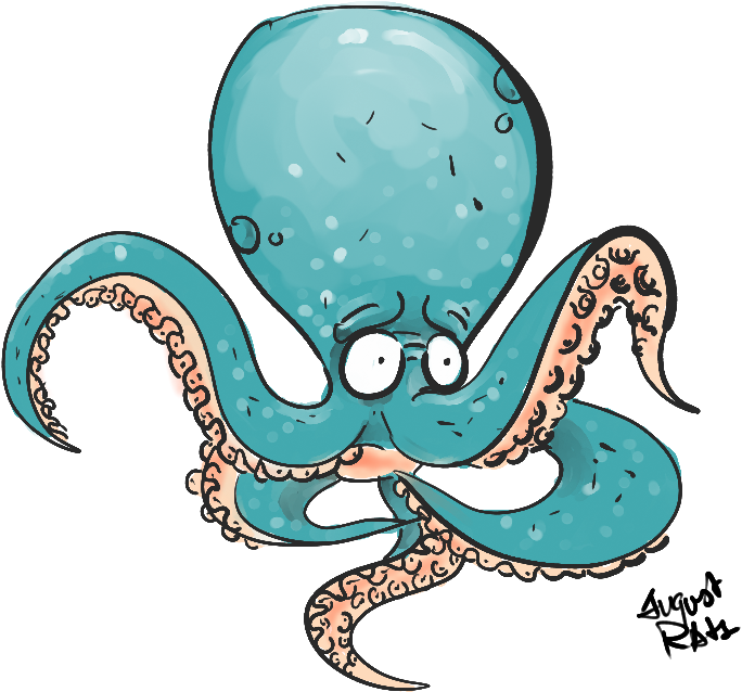 Gurita - Illustration Clipart (768x704), Png Download