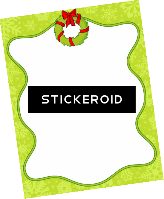 Lime Border Frame Frames Clipart (549x667), Png Download