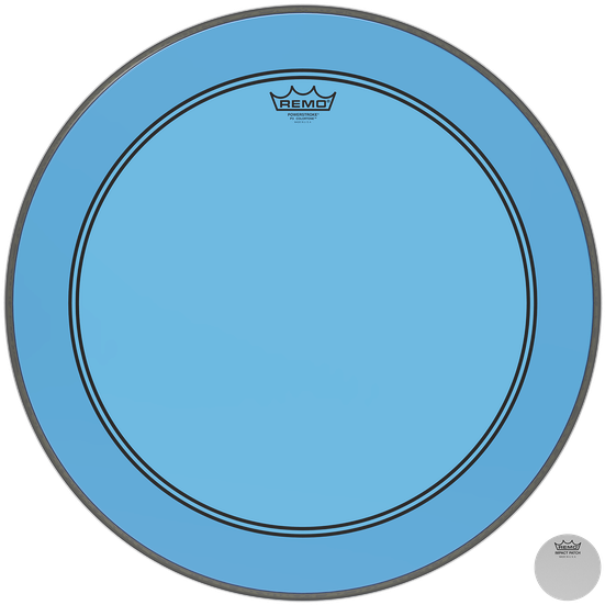 Remo Colortone Powerstroke 3 22 Inch Blue Bass Drumhead - Remo Powerstroke P3 Colortone Bass Drum Head Clipart (600x600), Png Download