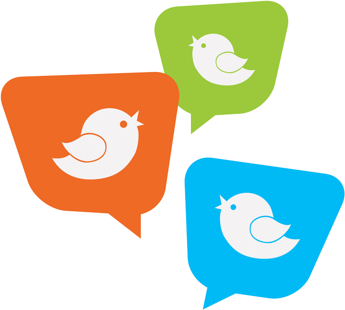 Twitter, Social Strategy, Social Media, Twitter Statistics - Speech Balloon Clipart (800x800), Png Download