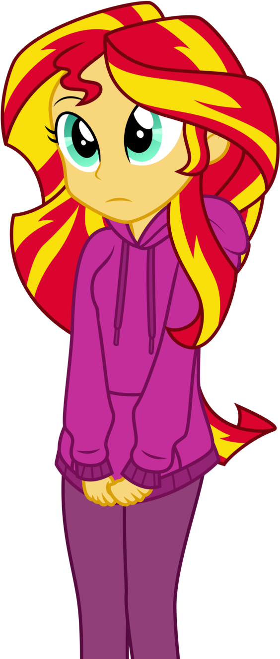 Eqg Shy Sunset Shimmer By - Mlp Sunset Shimmer Clipart (600x1333), Png Download