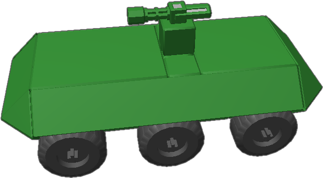 This Vehicle Has A Rotating Turret, And Is Amphibious - Trailer Clipart (768x768), Png Download