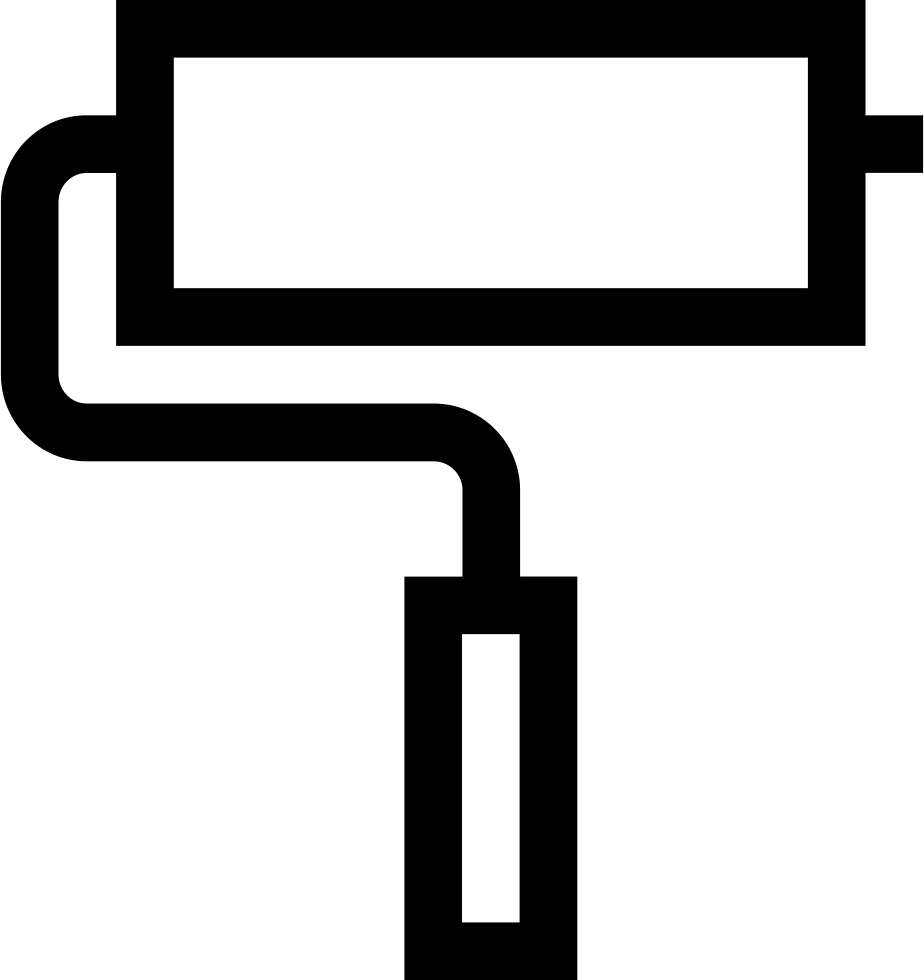 Paint Roller Comments - Paint Roller Clipart (924x980), Png Download