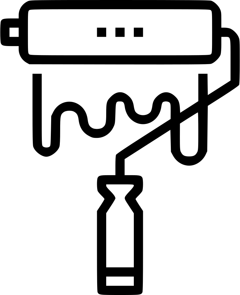 Paint Roller Decoration Comments - Paint Roller Clipart (798x980), Png Download