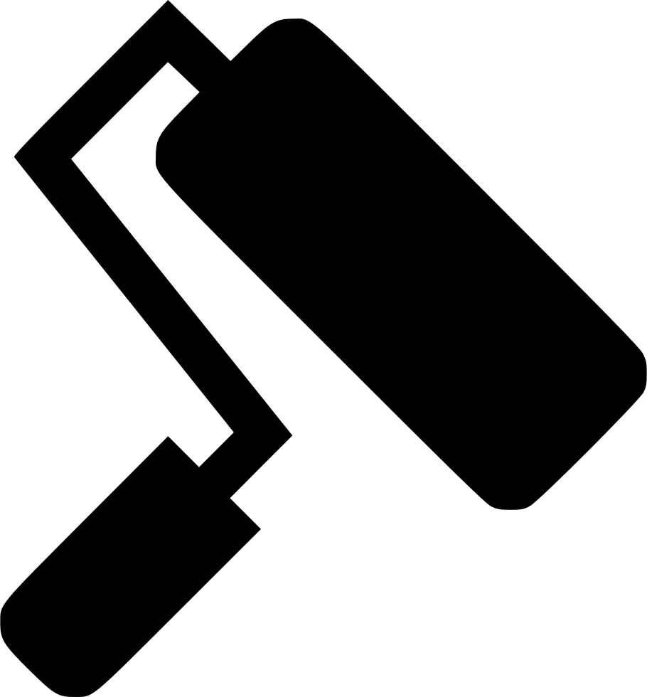 Paint Roller Comments - Icon Clipart (910x980), Png Download