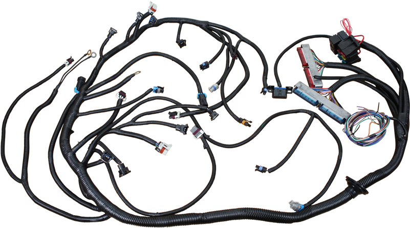 Brand New Premium Complete Stand Alone Engine Wire - Drawing Clipart (800x800), Png Download