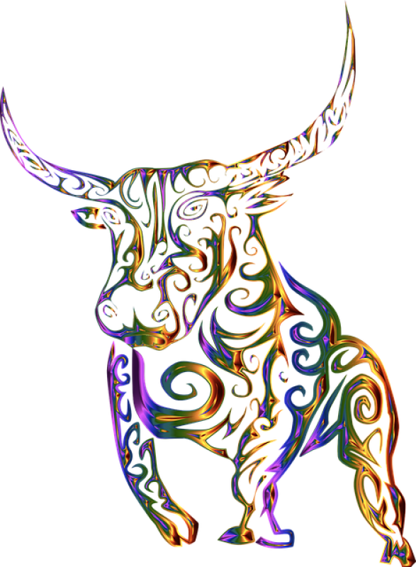 Bull Abstract Png Clipart (528x720), Png Download