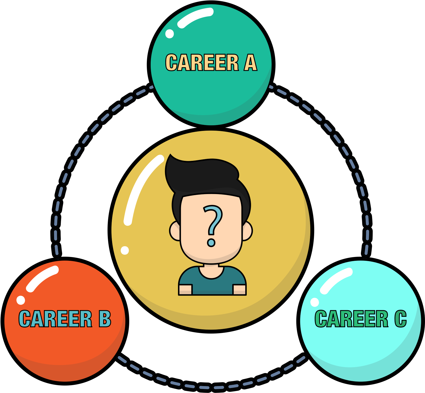 Open - Career Cartoon Clipart (2000x1877), Png Download