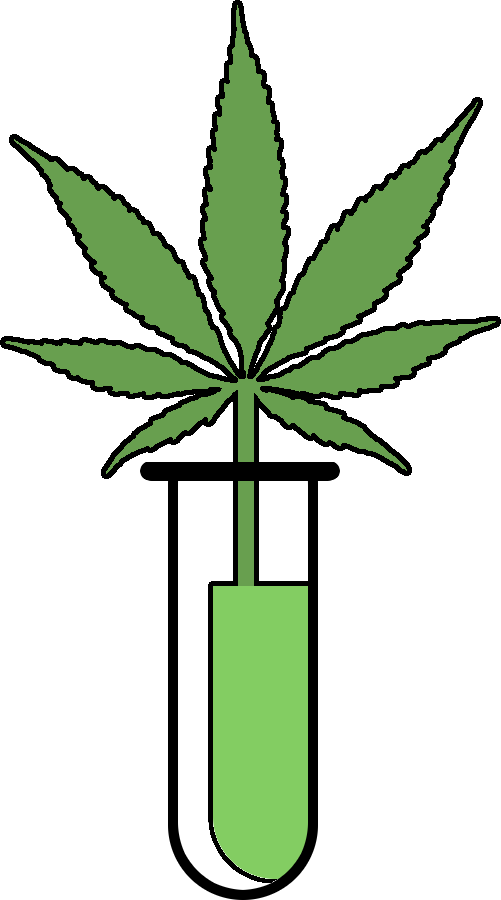 Cannabis Clipart (501x900), Png Download