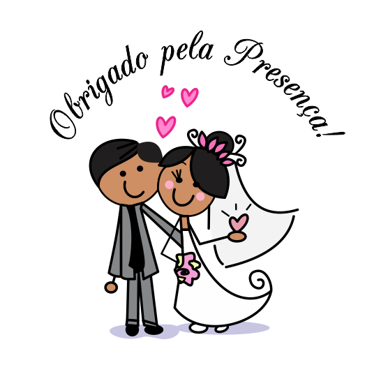 Adesivo - Nosso Casamento É Hoje Clipart (556x556), Png Download