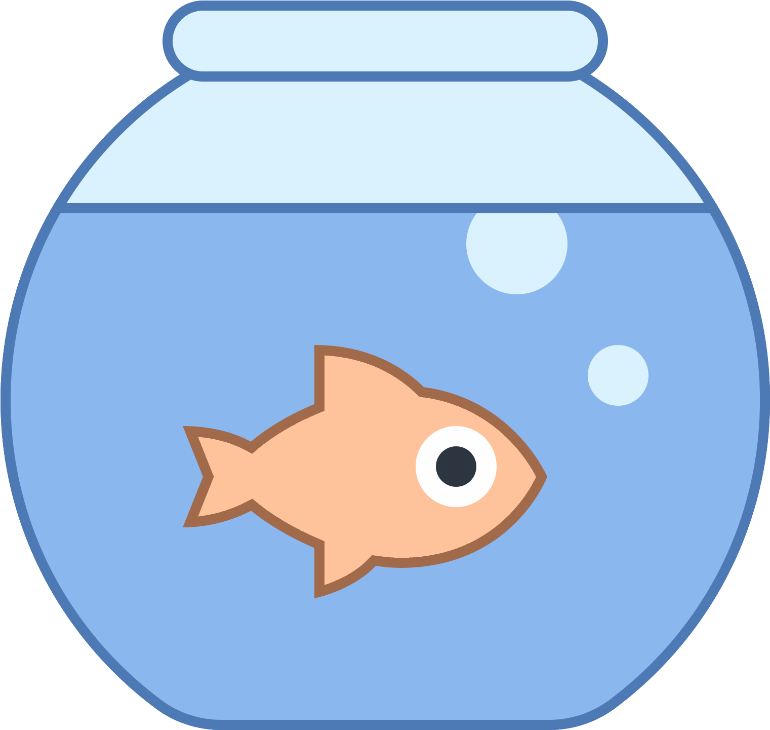 Aquarium Icon - Pecera Png Clipart (1600x1600), Png Download