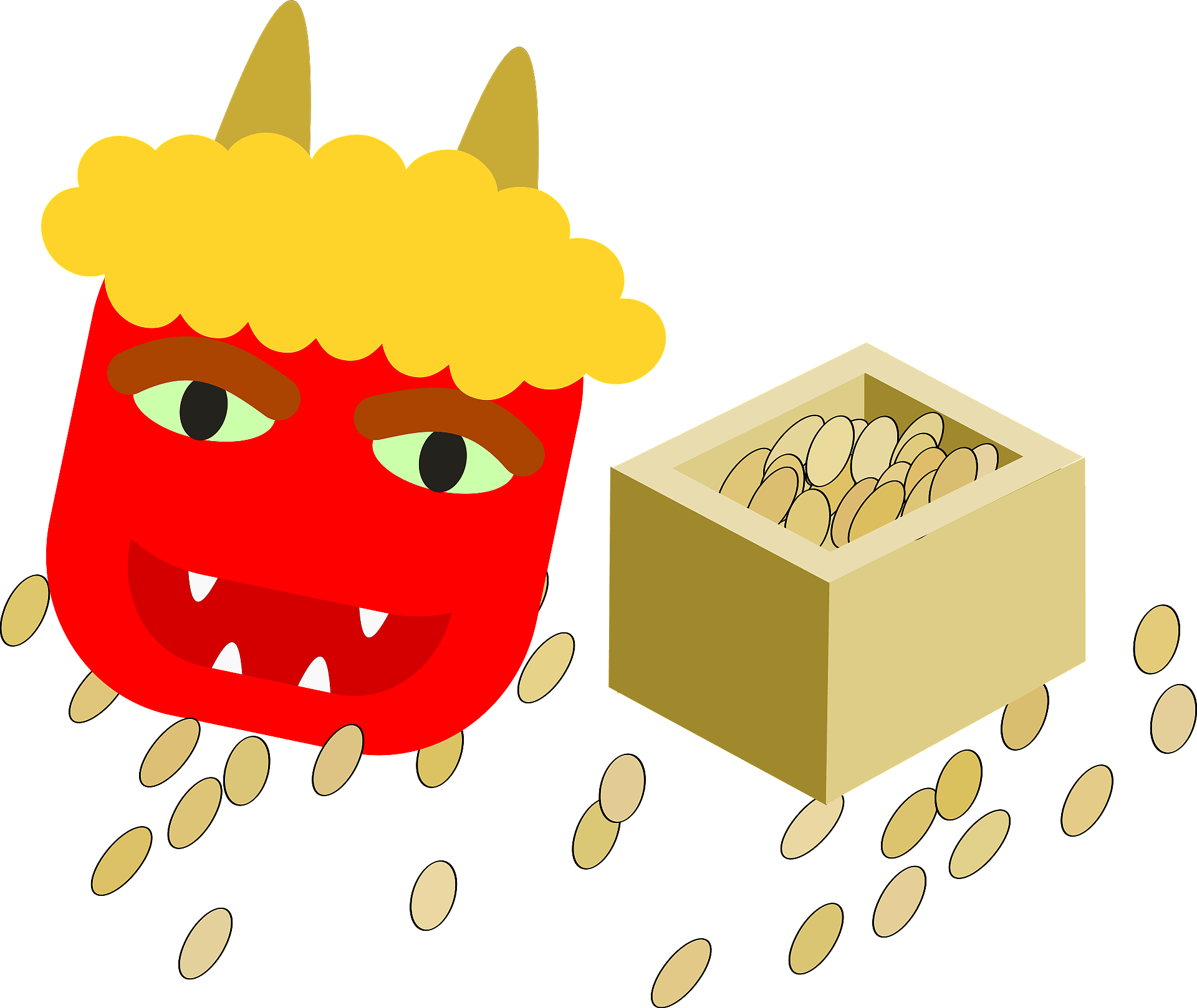 Medium Image - Setsubun Clip Art - Png Download (800x674), Png Download