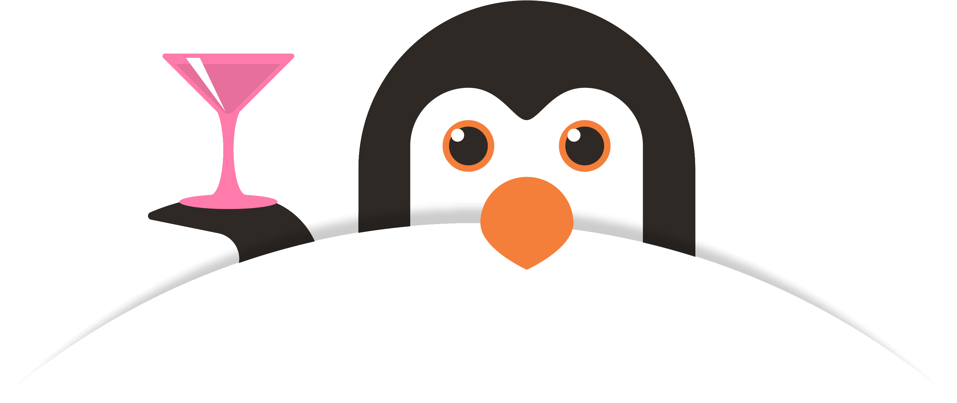 *to Avoid Processing Fee, Please Mail Check To - Adã©lie Penguin Clipart (3434x1502), Png Download