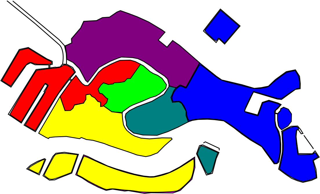 The - Word - Geography - Venezia Map Png Clipart (1280x756), Png Download