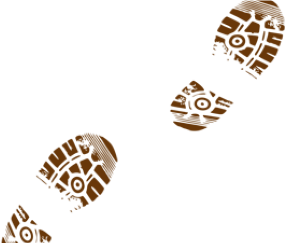 Path Clipart Footprints - Cross Country Locker Tags - Png Download (640x480), Png Download