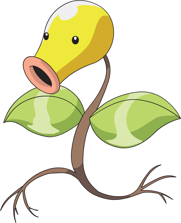 069bellsprout Ag Anime - Bellsprout Pokemon Clipart (628x775), Png Download