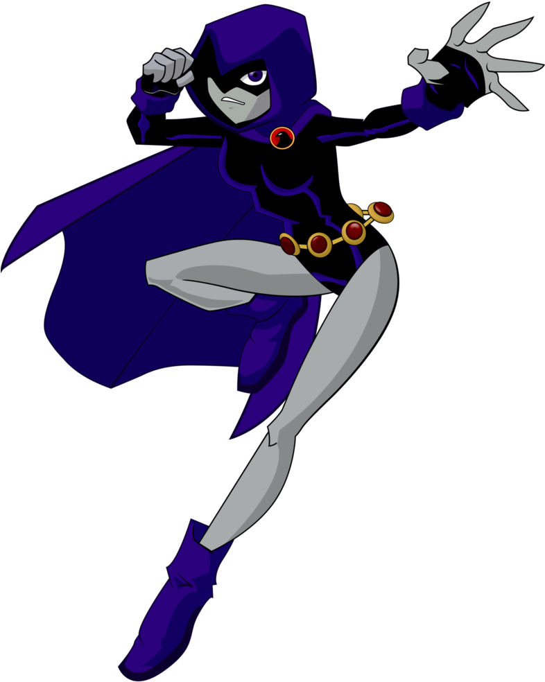 Raven - Raven From Teen Titans Clipart (785x1019), Png Download