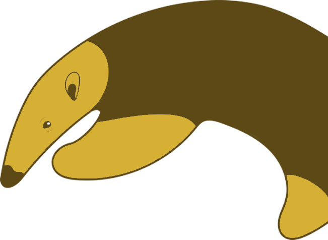 Doe Agora Tamandua Grande Clipart (651x476), Png Download