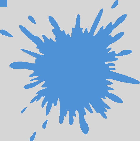 Blue Splash Png Clipart (594x598), Png Download