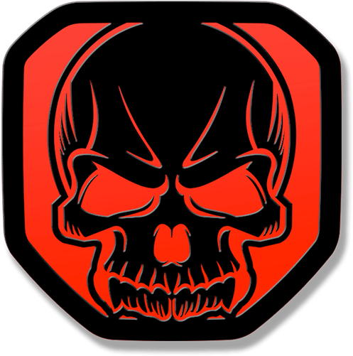 Skull Head Tailgate Emblem 2019-up Ram - Skull Clipart (600x600), Png Download