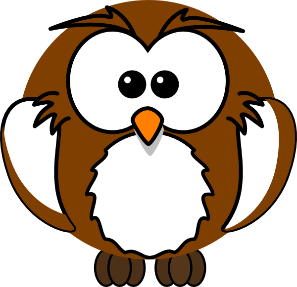 Brown Owl Clip Art - Png Download (600x581), Png Download