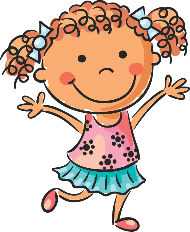 Girl1 - Classroom Clipart (669x815), Png Download