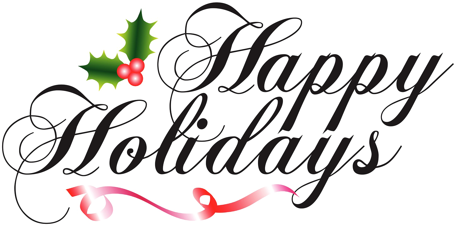 Happy Holidays Png Transparent Clipart - Full Size Clipart (#997904