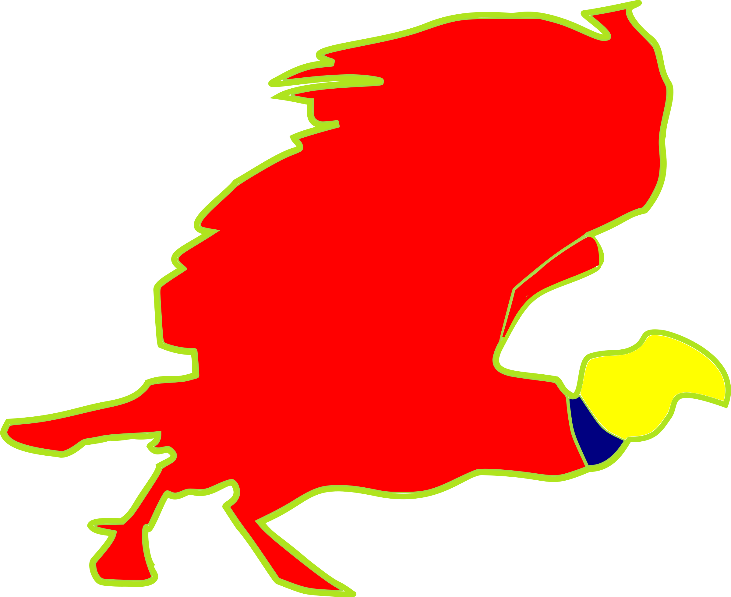 Silhouette Beak Red Bird Download - Clip Art - Png Download (918x750), Png Download