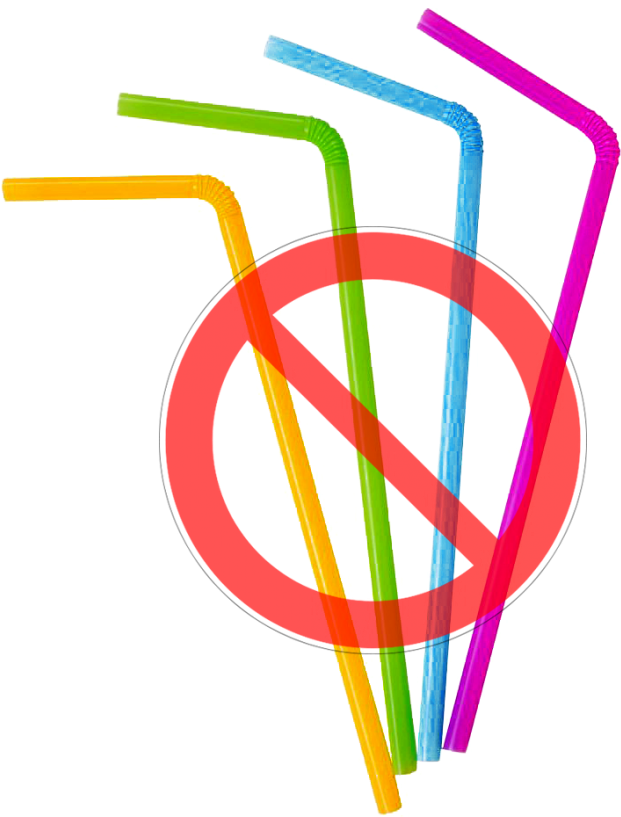 Less Straws, More Problems - Eis Essen Verboten Schild Clipart (900x900), Png Download