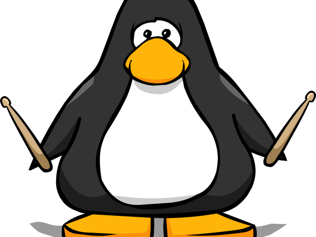 Drum Sticks Clipart Club Penguin - Club Penguin White Belt - Png Download (640x480), Png Download