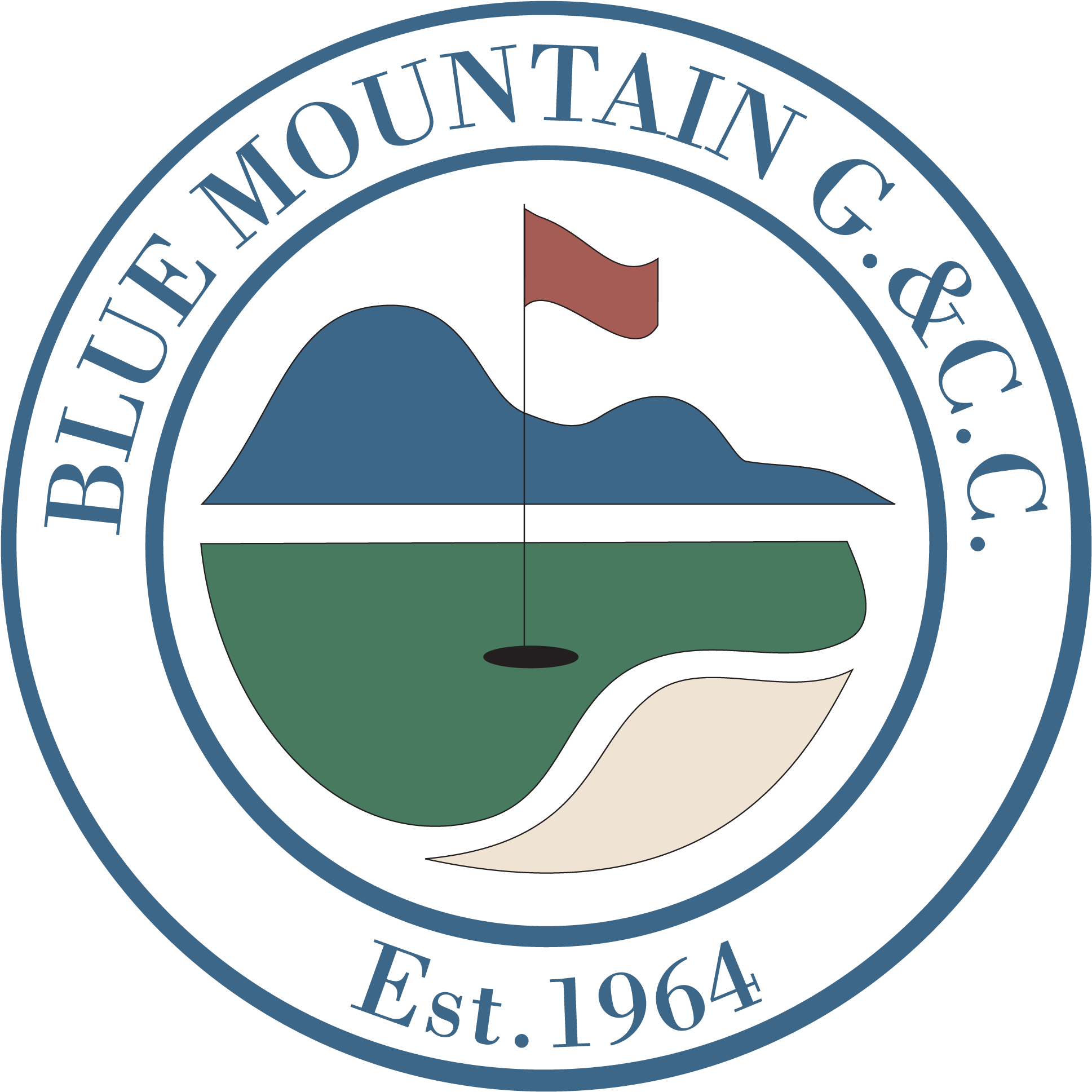Blue Mountain Golf And Country Club - Blue Mountain Golf Club Logo Clipart (1952x1952), Png Download