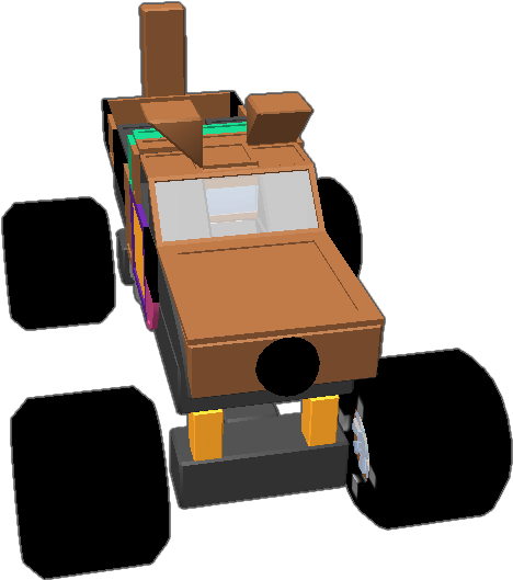 Monster Jam Da Price Though - Toy Vehicle Clipart (768x768), Png Download