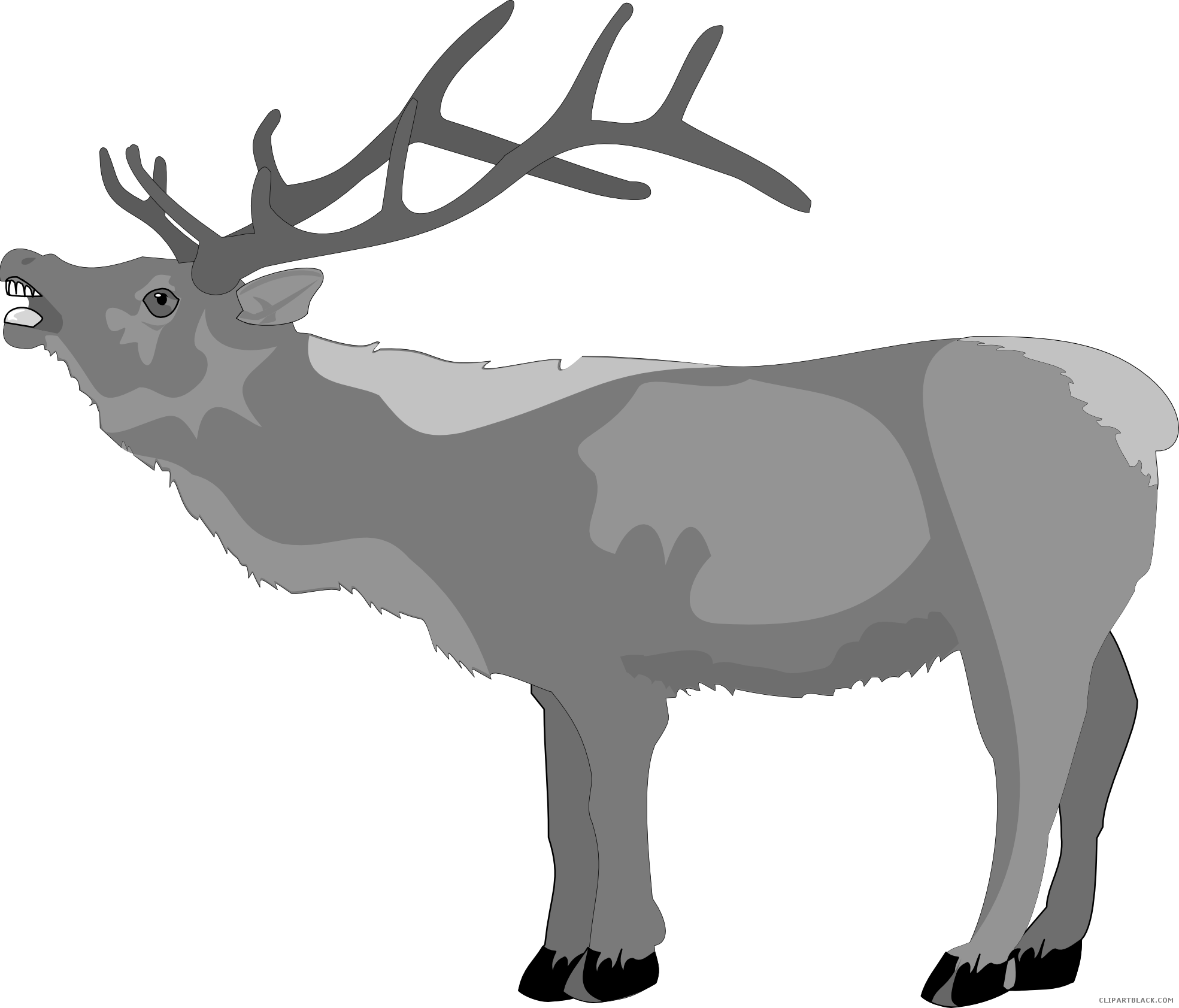 Reindeer Clipart To Printable To - Clip Art - Png Download (1969x1683), Png Download