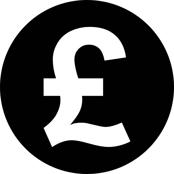 Pound Coin Icon Svg Clip Arts 600 X 600 Px - Png Download (600x600), Png Download