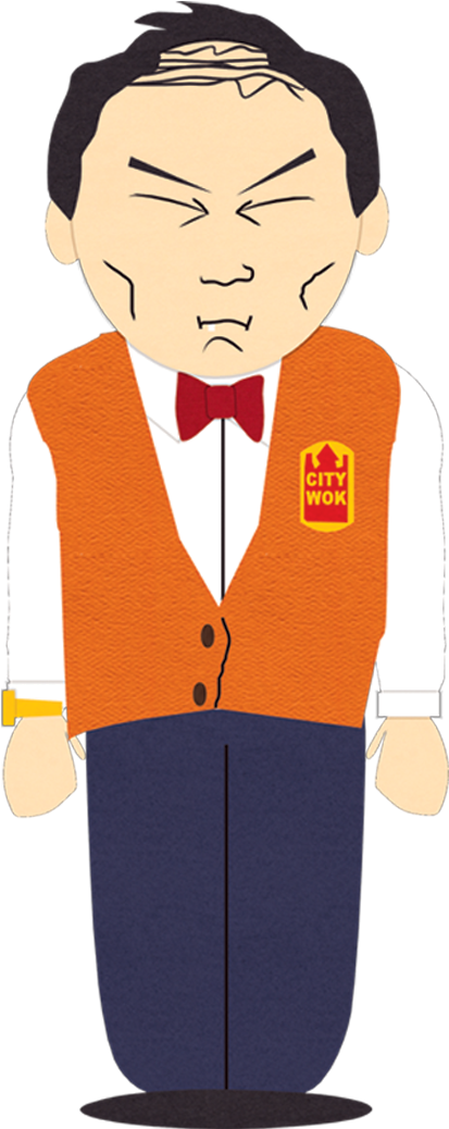 Current - South Park City Wok Guy Clipart (502x1053), Png Download