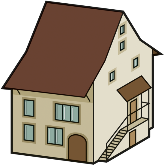 211dwelling - House Clipart (600x602), Png Download