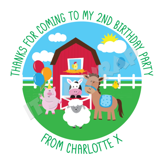 Farmhouse Fun - Farmhouse Fun Party Pack For 16 Guests: Straws, Dinner Clipart (580x580), Png Download