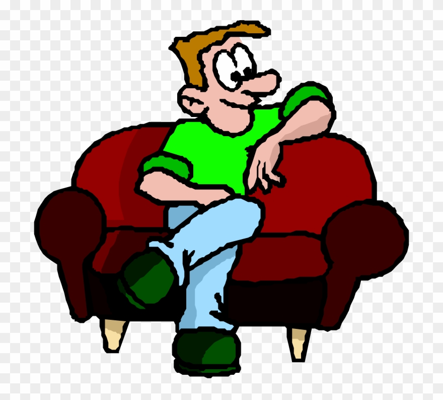 365 Days Of Fun In Marriage - Sit On Couch Clipart - Png Download