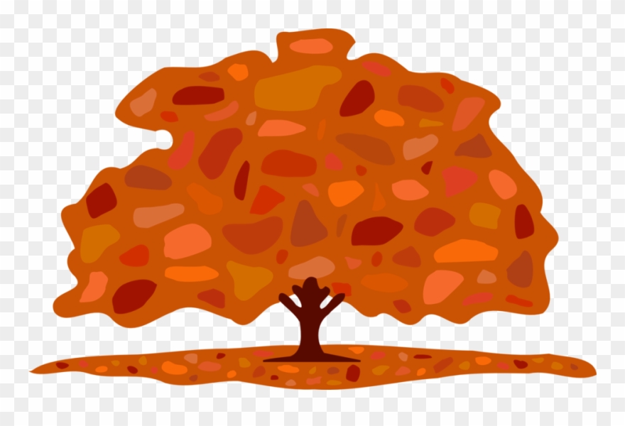 Autumn Tree - Autumn Tree Vector Png Clipart