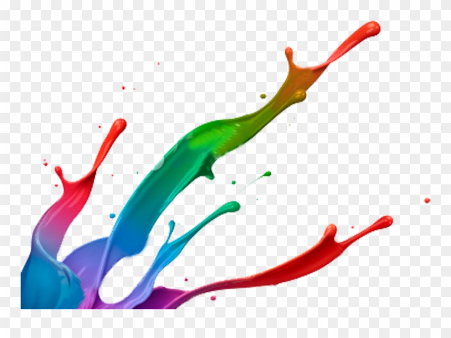 Paint Splatter Transparent Background - Paint Gif Transparent Background Clipart