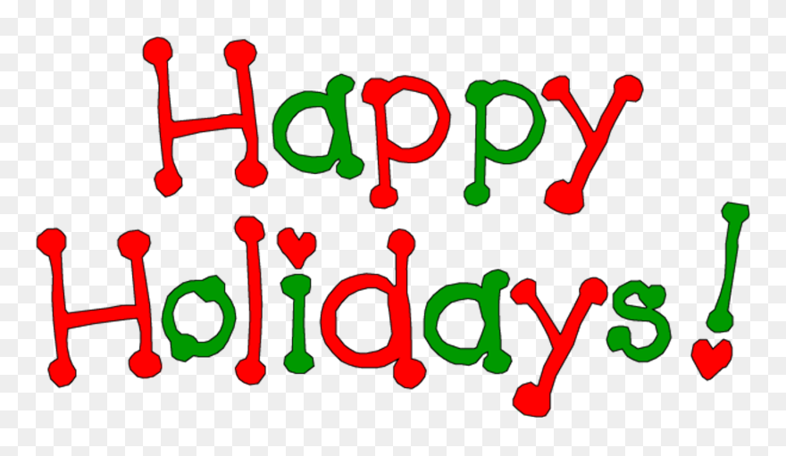 Christmas Holiday Clip Art Many Interesting Cliparts - Happy Holidays Clip Art - Png Download