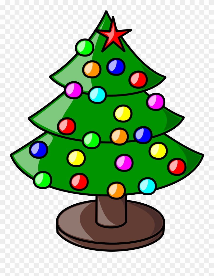 Clipart Christmas Tree - Christmas Tree Clip Art - Png Download