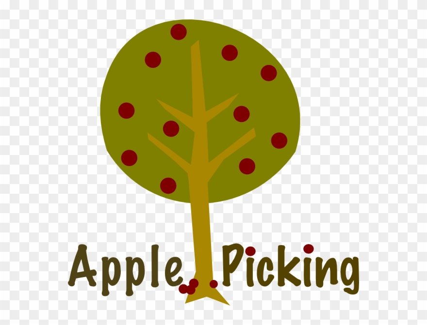 Apple Picking Tree Clip Art - Allergy Friendly Halloween Sign - Png Download