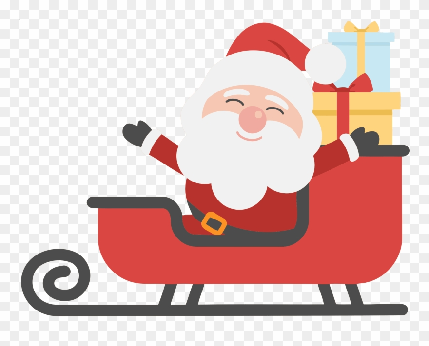 All Photo Png Clipart - Santa Claus In Sleigh Clipart Transparent Png