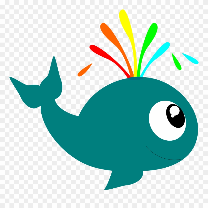 Cartoon Sea Animals Png Transparent Cartoon Sea Animals - Whale Spout Clip Art