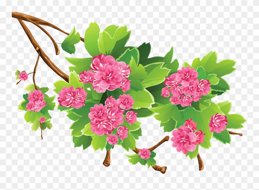Spring - Spring Flowers Clip Art Transparent - Png Download