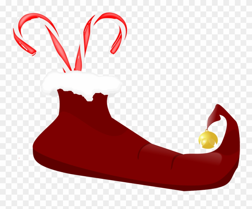 All Photo Png Clipart - Zazzle Roter Elf-pantoffel Mit Zuckerstangen Sweatshirt Transparent Png